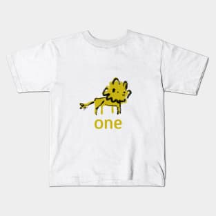 Lion -One- First Birthday Kids T-Shirt